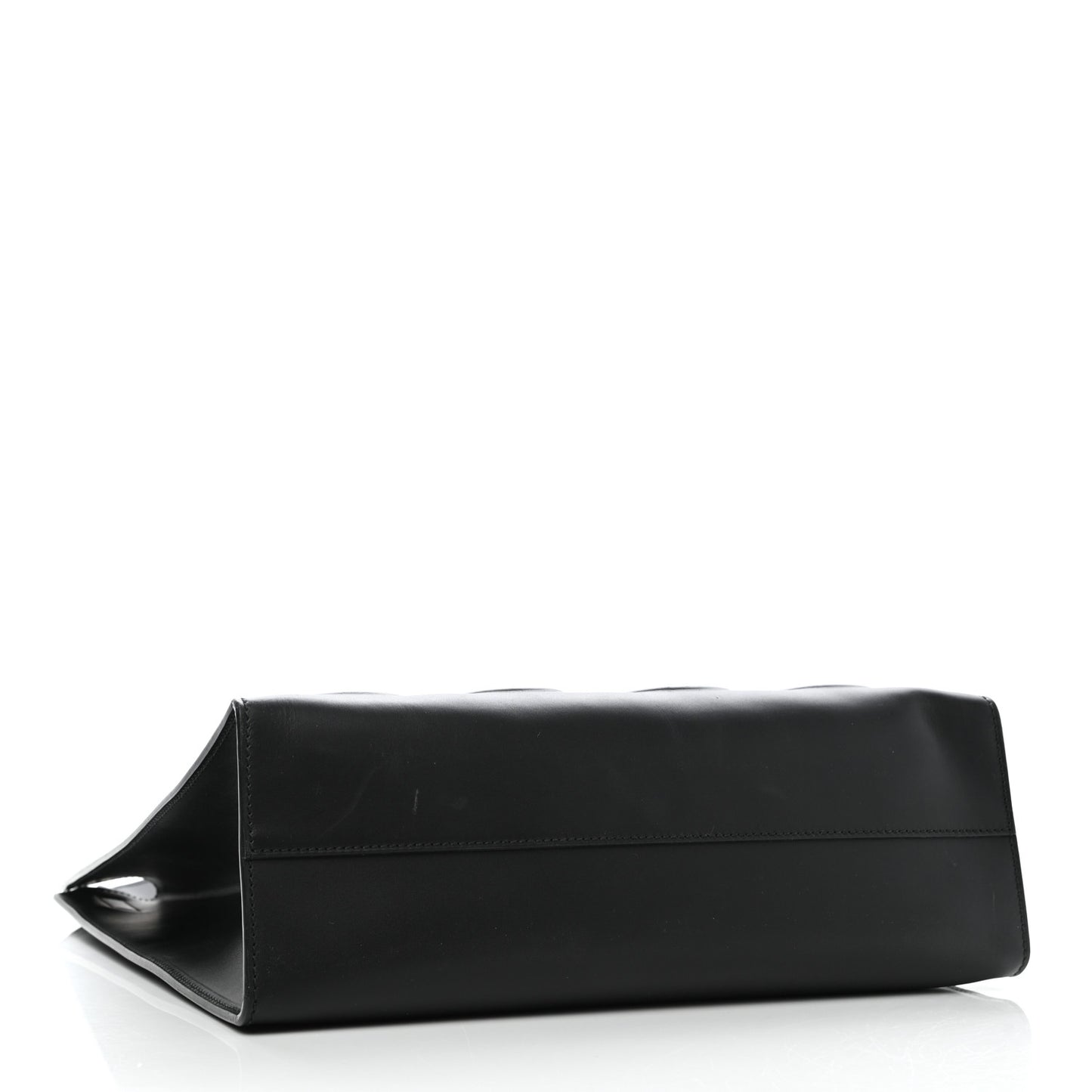 Calfskin Embossed Medium XL Tote Black