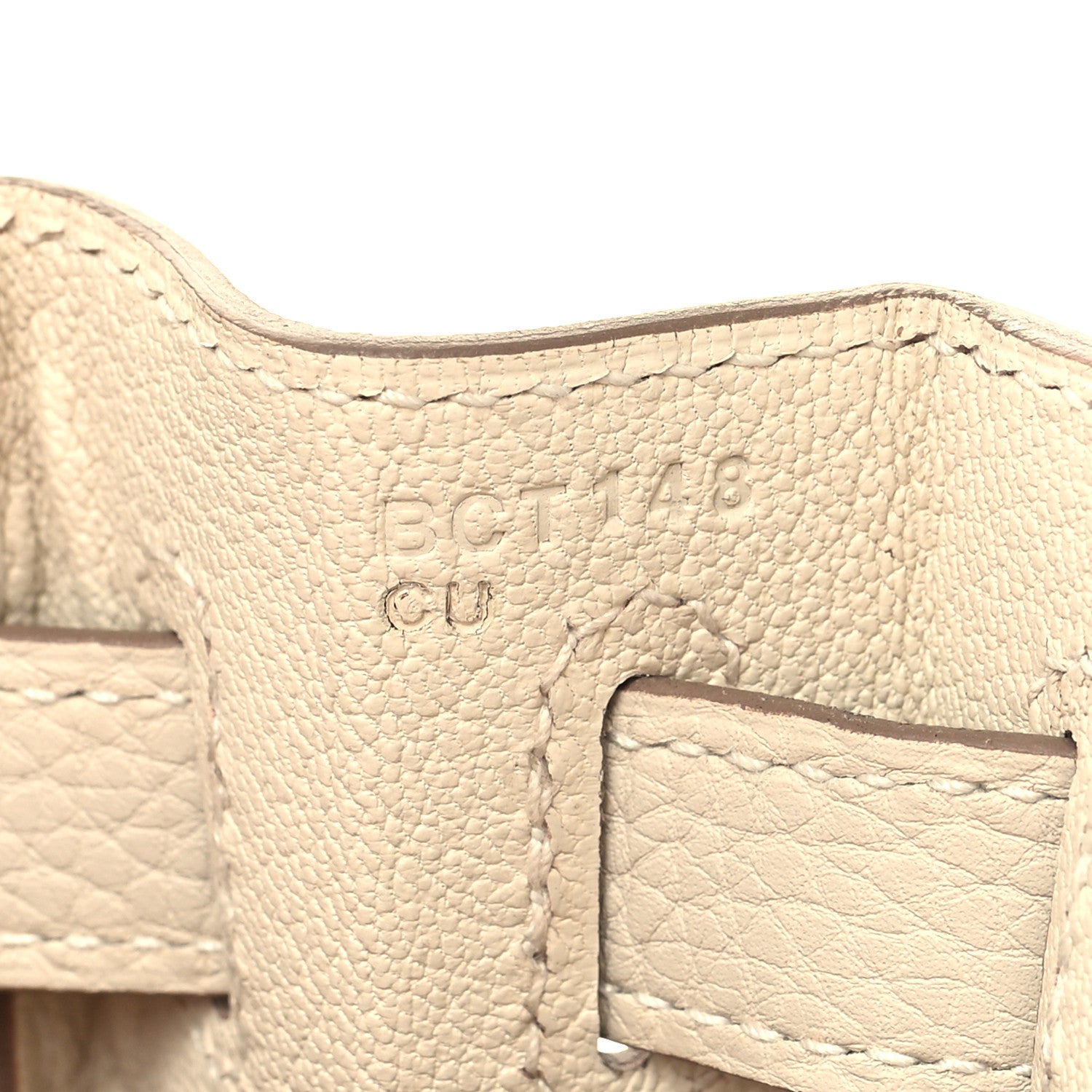 Hermes Togo Kelly Retourne 28 Craie 7 of 11