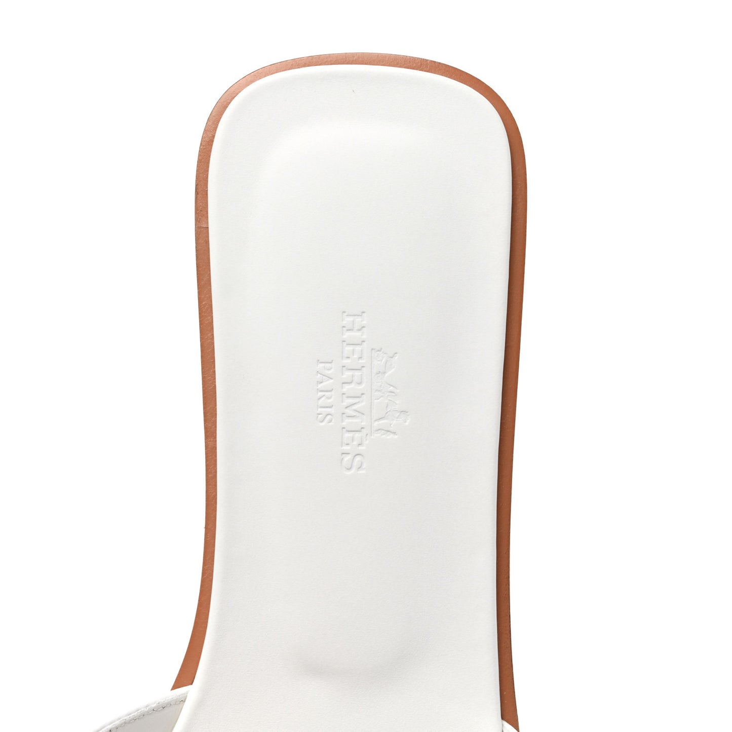 Box Calfskin Oran Sandals 38.5 White