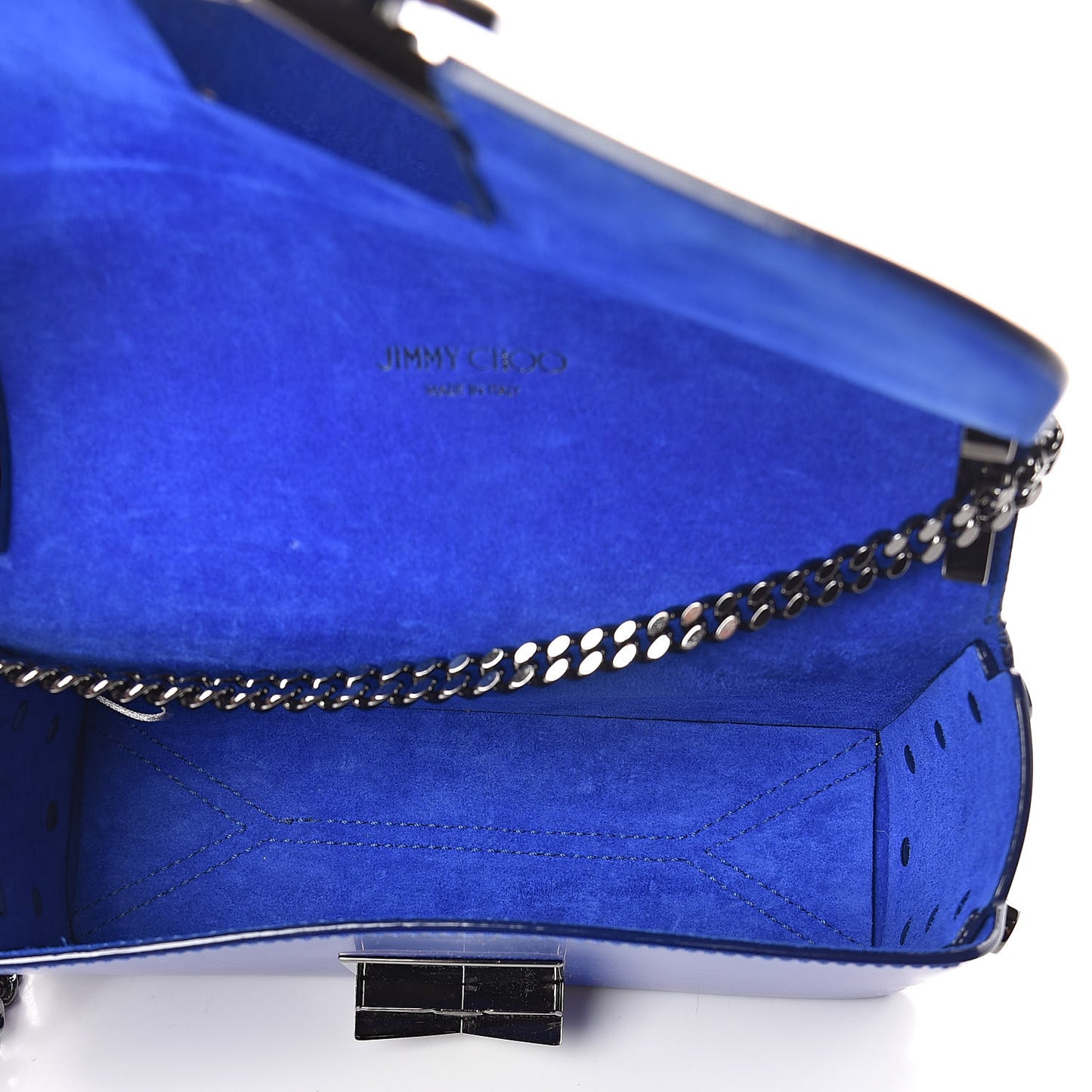 Smooth Calfskin Lockett Petite Shoulder Bag Royal Blue