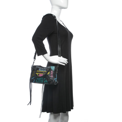 Balenciaga Agneau Arena Graffiti All Over Classic Hardware Mini City Black Multicolor 2 of 9