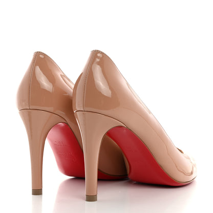 Christian Louboutin Patent Simple 85 Pumps 39.5 Nude 4 of 7