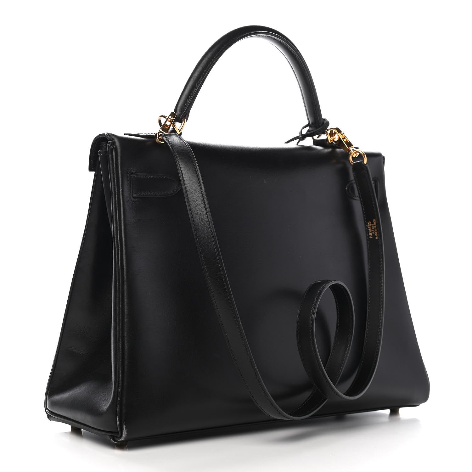 Hermes Box Kelly Retourne 32 Black 3 of 22