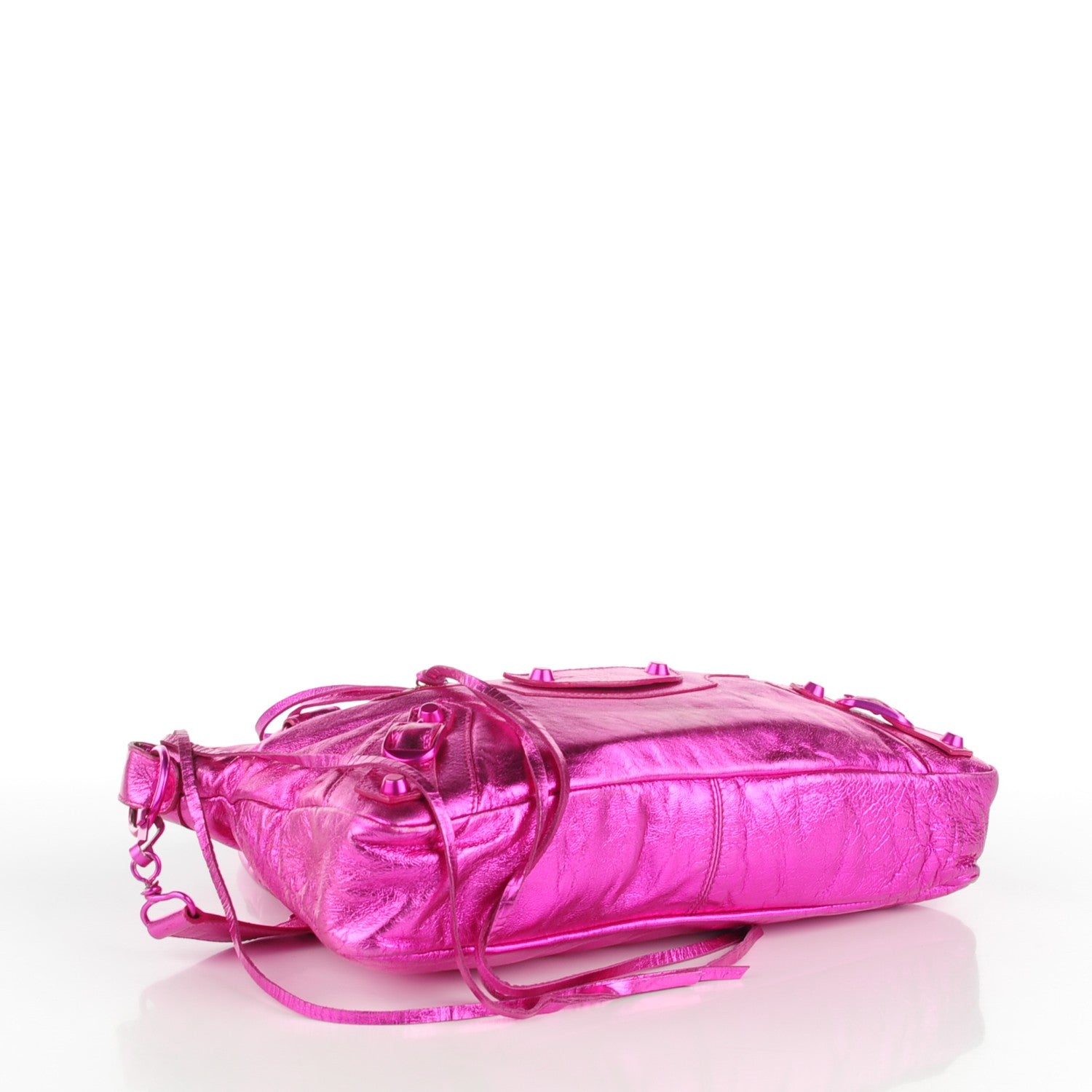 Balenciaga Metallic Chevre Classic Hardware First Magenta 5 of 10
