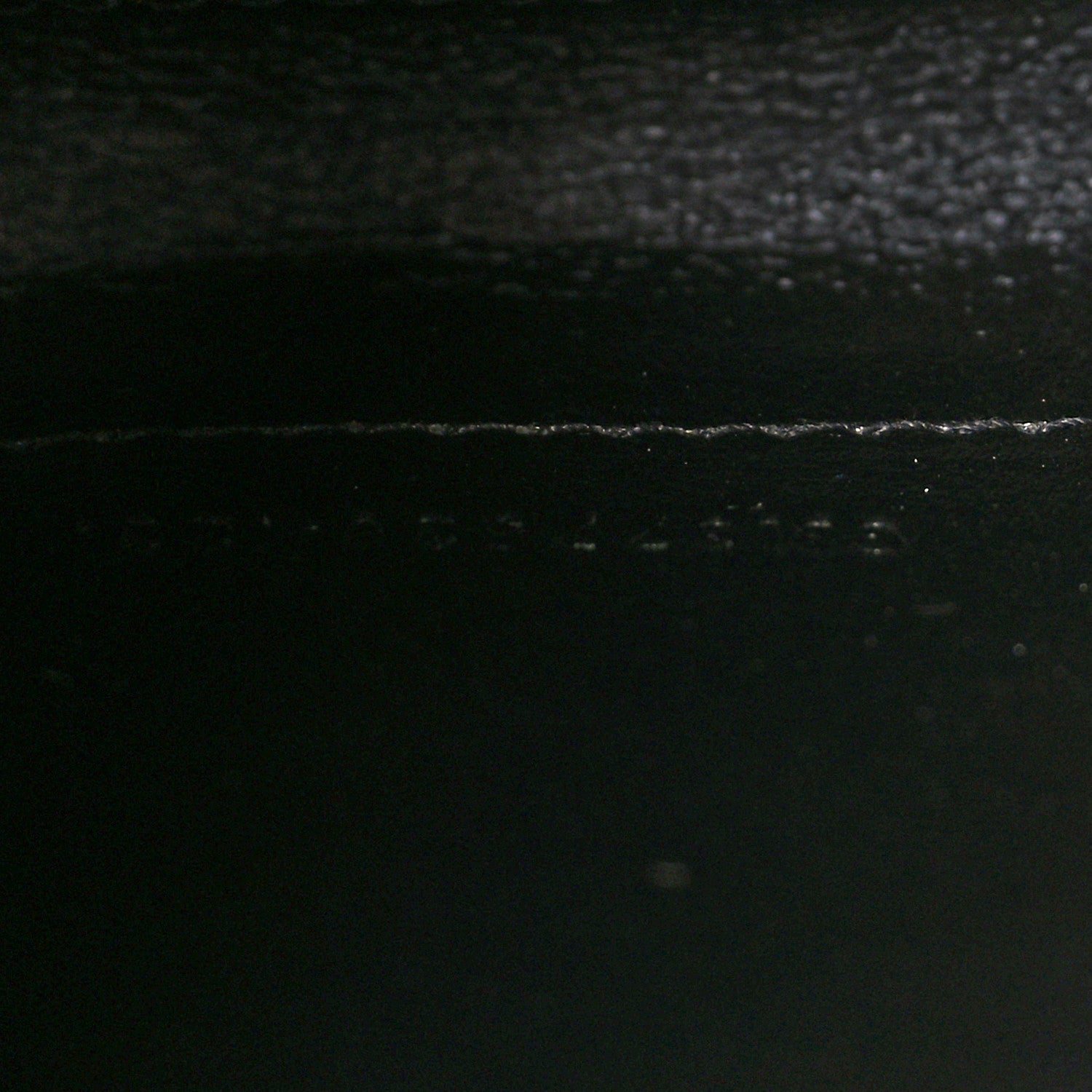 Saint Laurent Grain De Poudre Matelasse Chevron Monogram Monochrome Chain Wallet Black 7 of 9