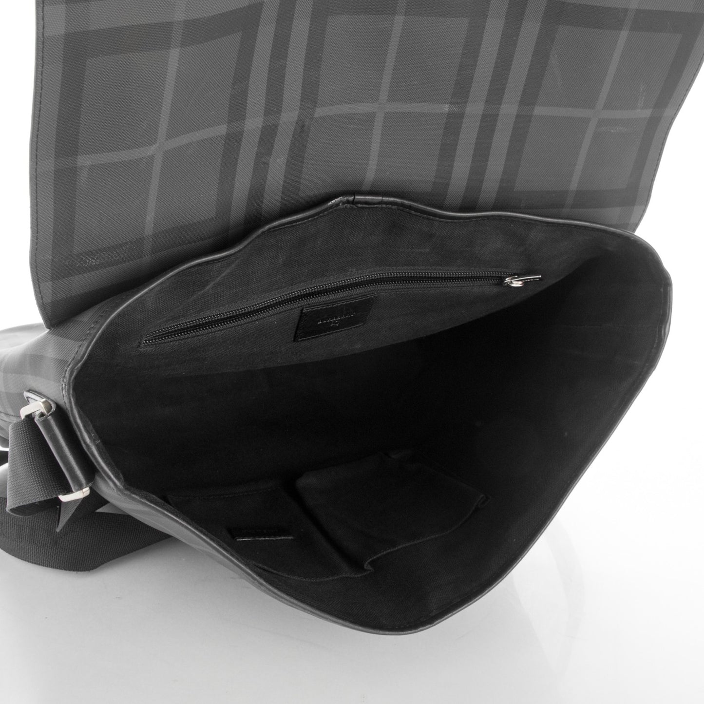 Smoked Check Messenger Bag