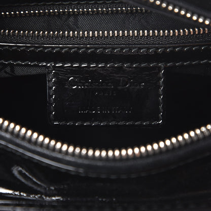 Christian Dior Patent Cannage Medium Lady Dior Black 7 of 8