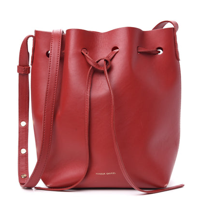 Mansur Gavriel Calfskin Mini Bucket Bag Flamma 1 of 10