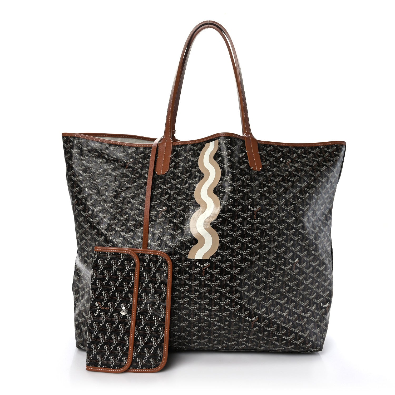Goyard Goyardine Saint Louis XXL Black Gold 3 of 10