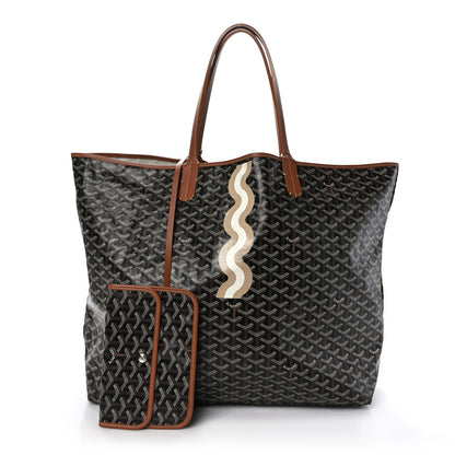 Goyard Goyardine Saint Louis XXL Black Gold 3 of 10
