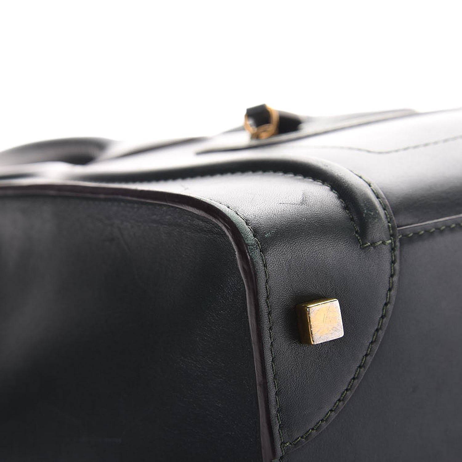 Celine Smooth Calfskin Mini Luggage Emerald 22 of 24