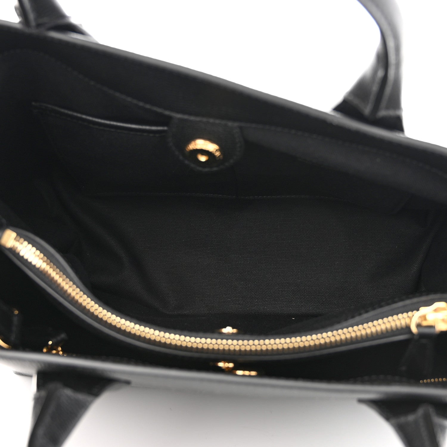 Burberry Derby Calfskin House Check Medium Banner Tote Black 6 of 10