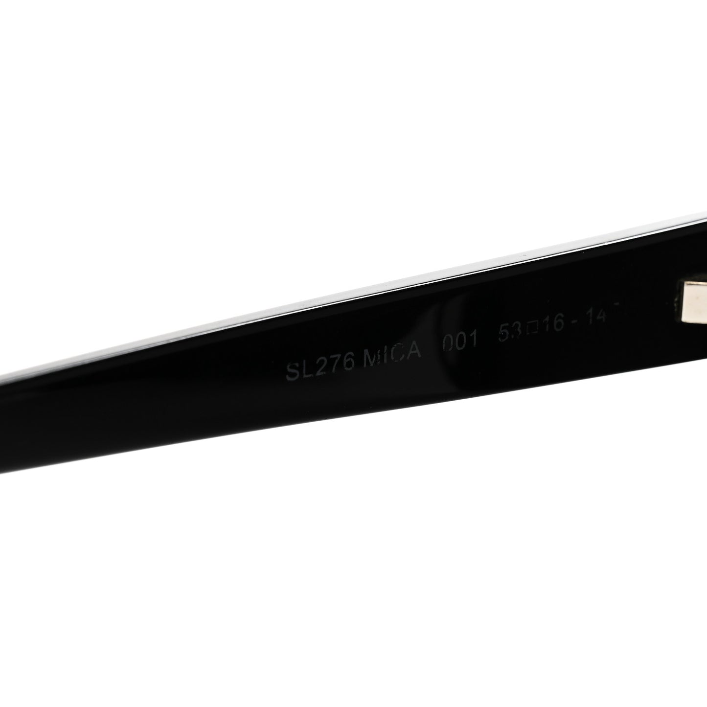 Acetate Mica Cat Eye Sunglasses SL 276 Black