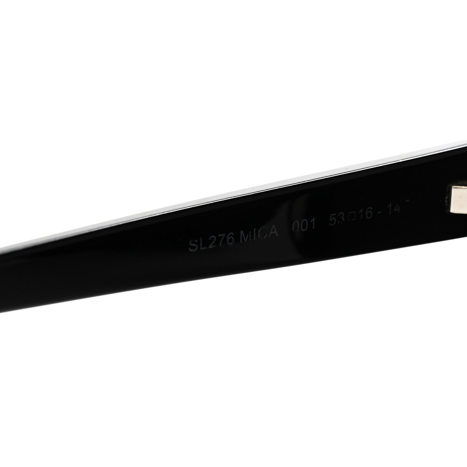Saint Laurent Acetate Mica Cat Eye Sunglasses SL 276 Black 6 of 6
