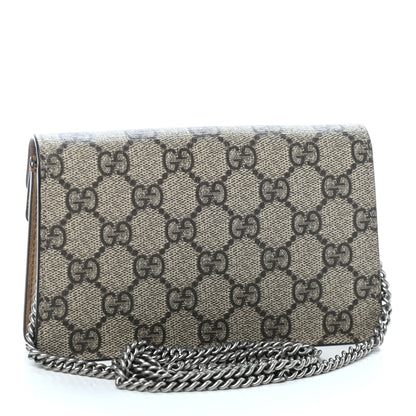 Gucci GG Supreme Monogram Super Mini Dionysus Shoulder Bag Taupe 3 of 5