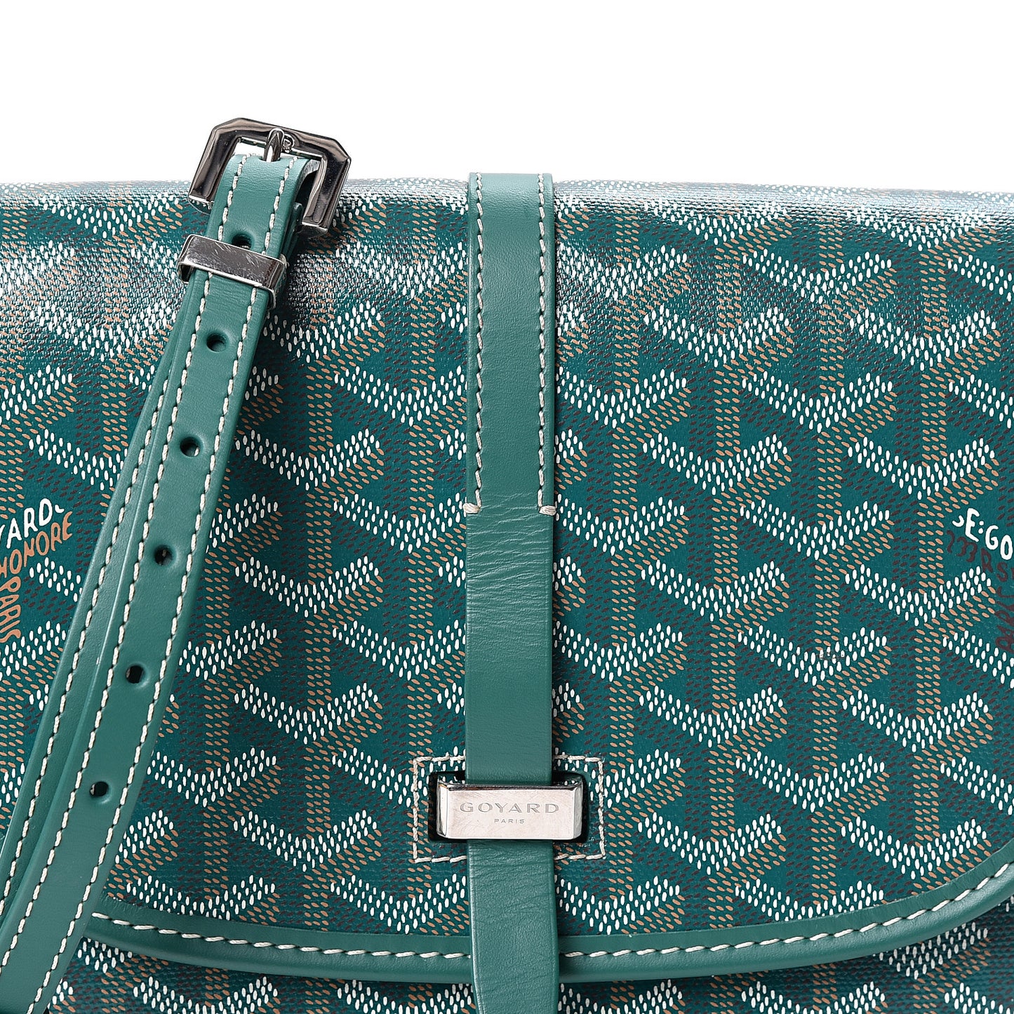 Goyardine Belvedere II PM Messenger Bag Green