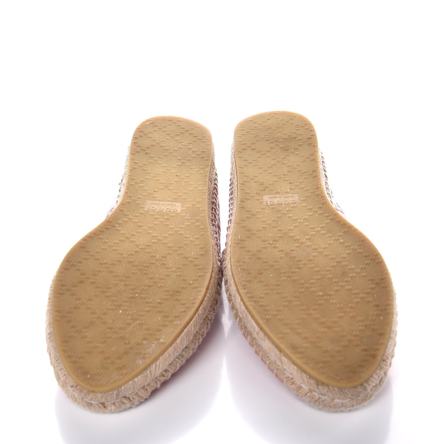 Gucci Guccissima Signature Espadrilles 38.5 Rose Baby Candy 5 of 11