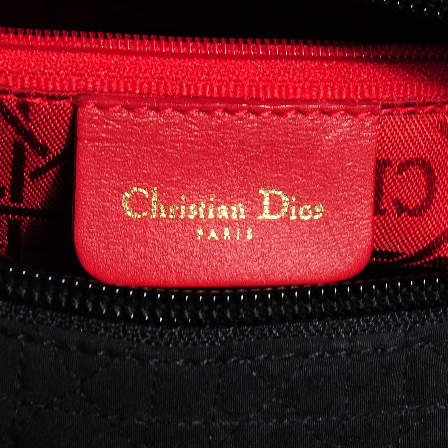 Christian Dior Nylon Cannage Large Lady Dior Black 6 of 8