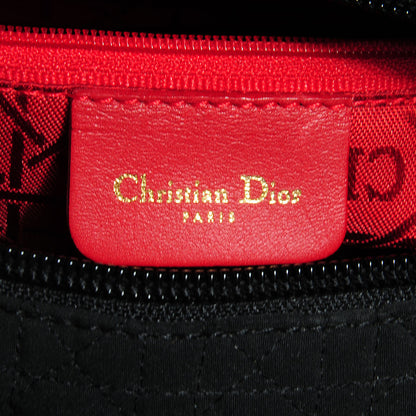 Christian Dior Nylon Cannage Large Lady Dior Black 6 of 8