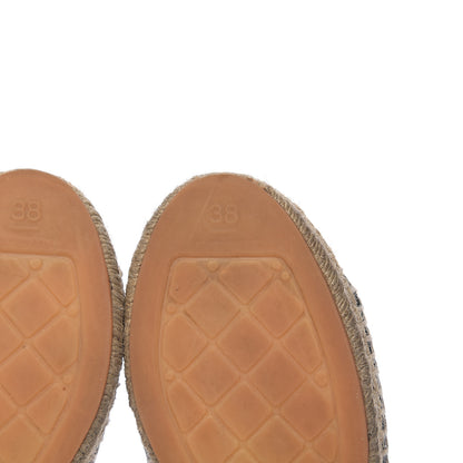 Chanel Lambskin CC Espadrilles 38 Black 9 of 11