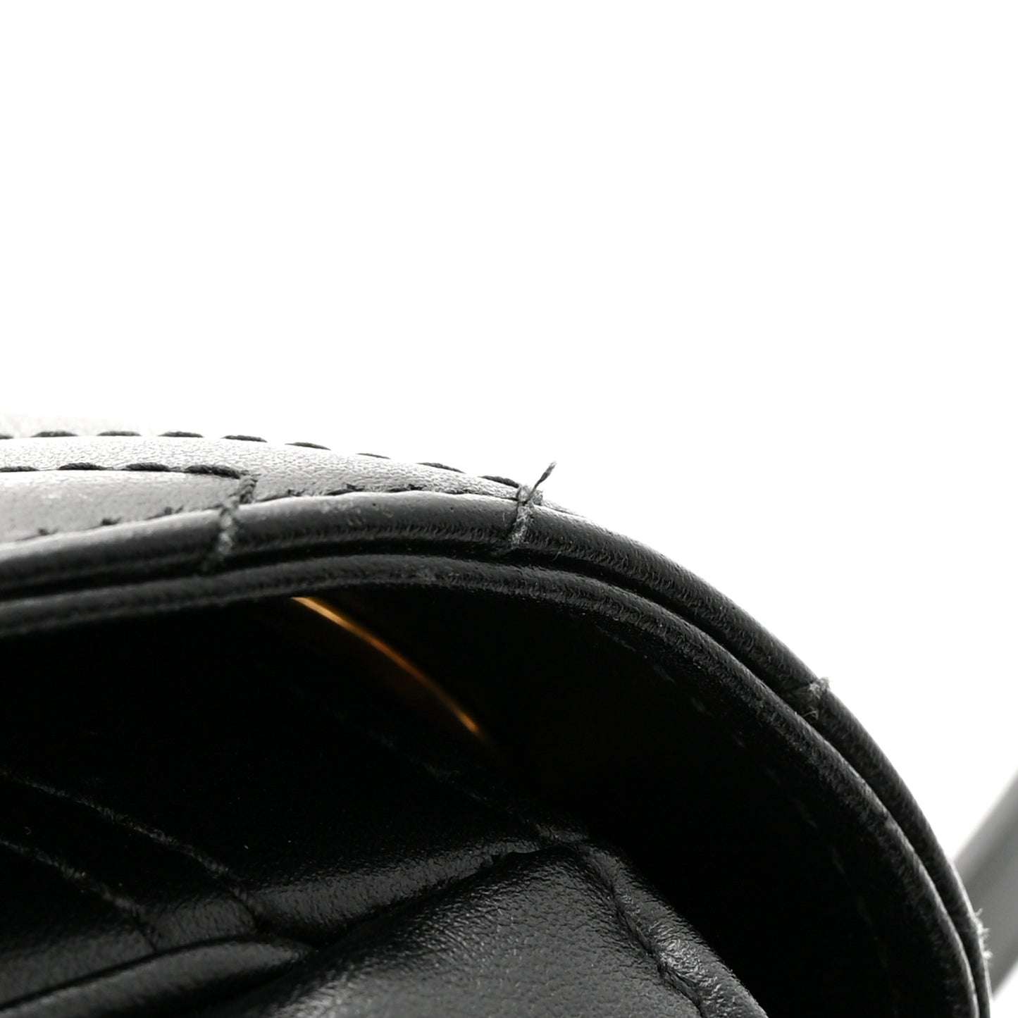 Calfskin Matelasse Small GG Marmont Shoulder Bag Black