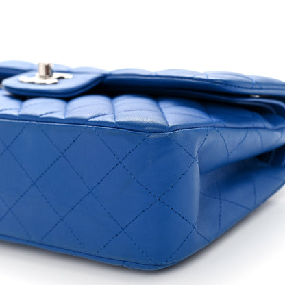 Chanel Lambskin Quilted Small Double Flap Blue 10 of 11