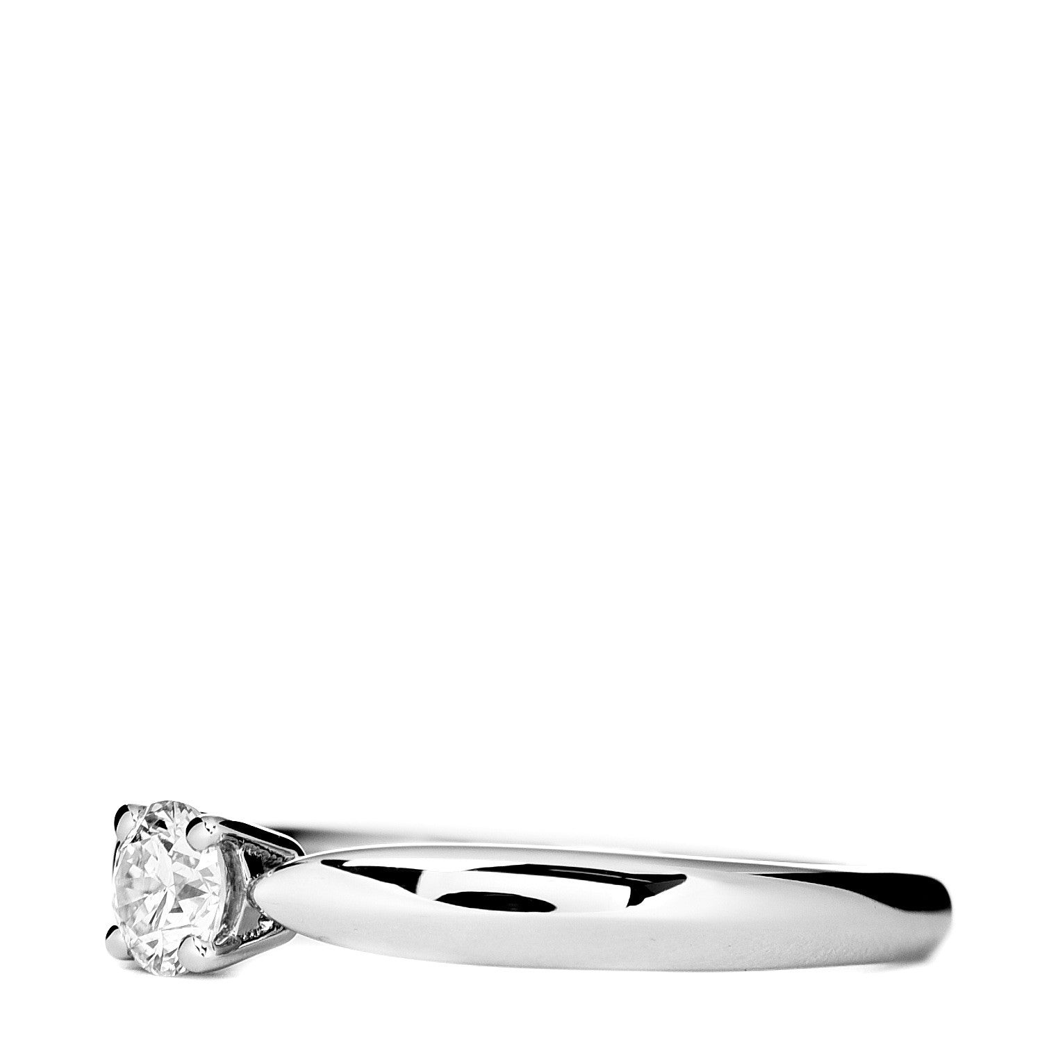 Tiffany Platinum Diamond .18ct Harmony Solitaire Engagement Ring 47 4 3 of 5