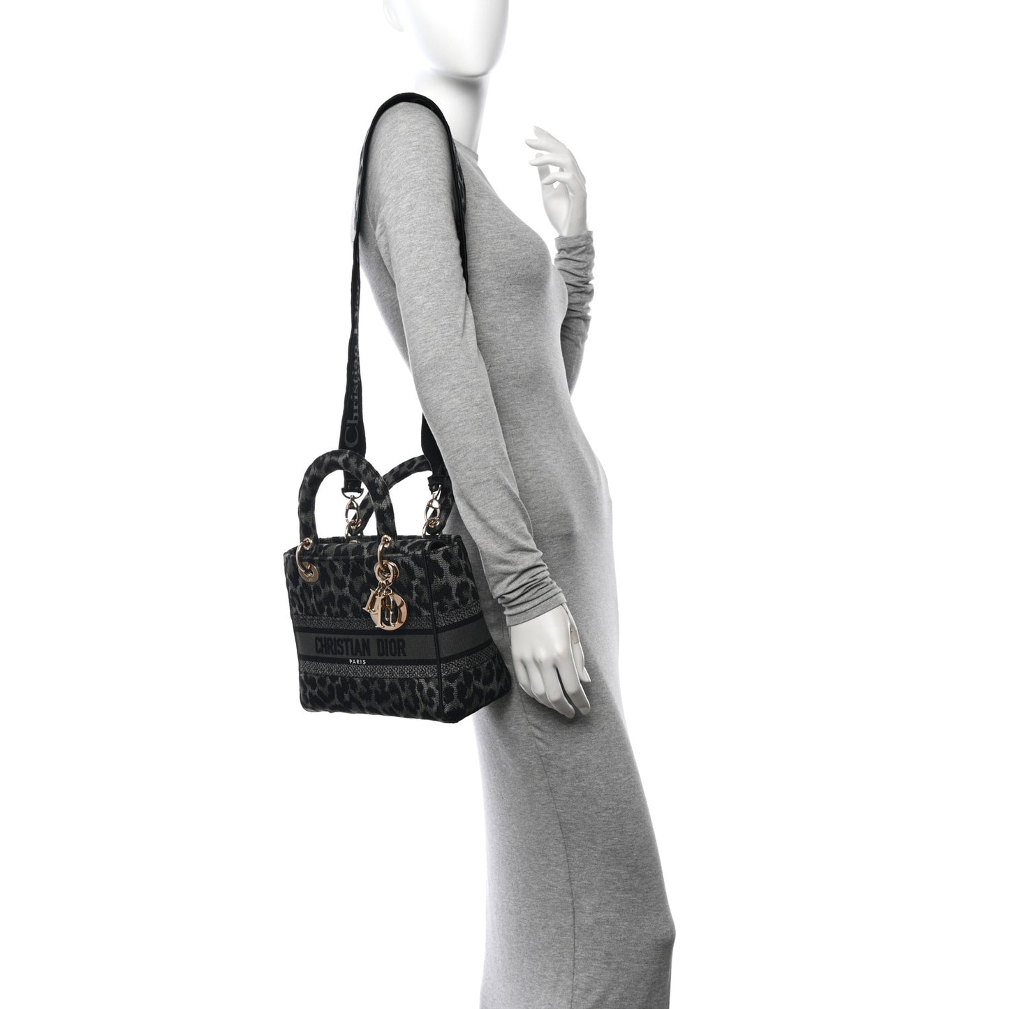 Canvas Mizza Embroidered Medium Lady D-Lite Gray