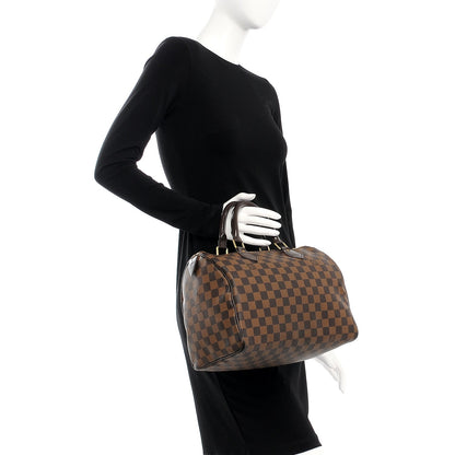 Louis Vuitton Damier Ebene Speedy 30 2 of 8