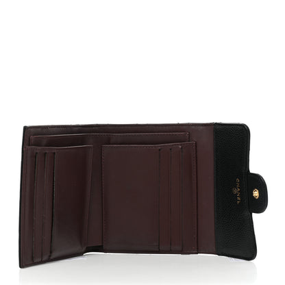 Chanel Caviar Quilted Compact Flap Wallet Black 6 of 14