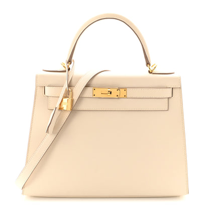 Hermes Epsom Kelly Sellier 28 Craie 1 of 10