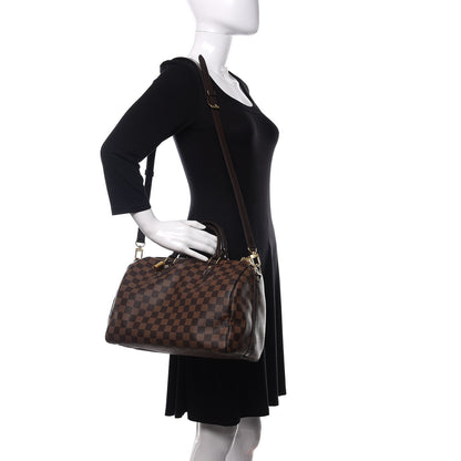 Louis Vuitton Damier Ebene Speedy Bandouliere 30 2 of 8