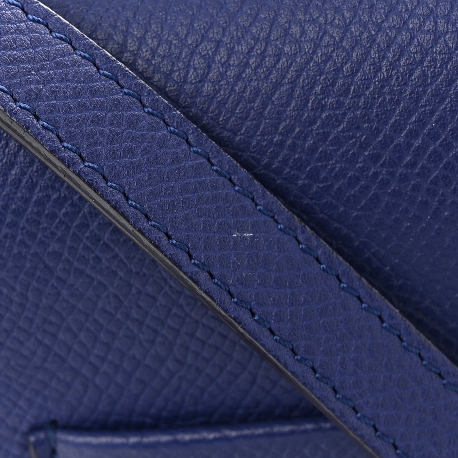 Celine Grained Calfskin Small Trotteur Indigo 11 of 11