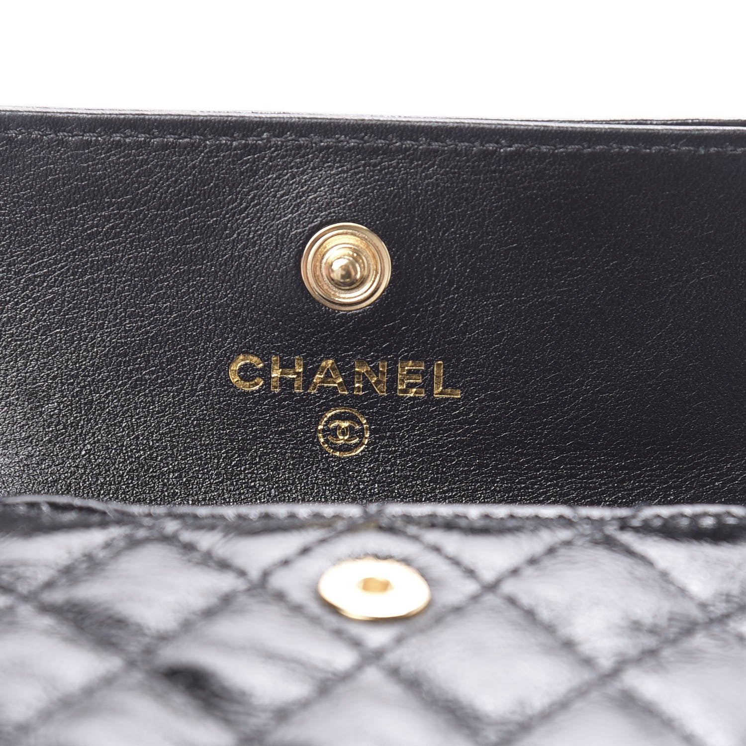 Chanel Shiny Aged Calfskin Quilted Waist Belt Bag Black 8 of 14