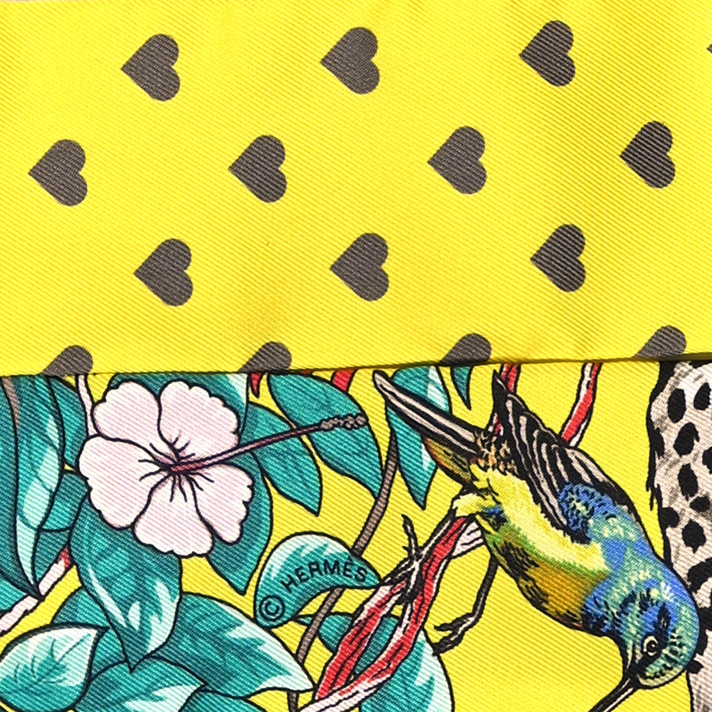 Silk Jungle Love Love Twilly Jaune Vif Canard