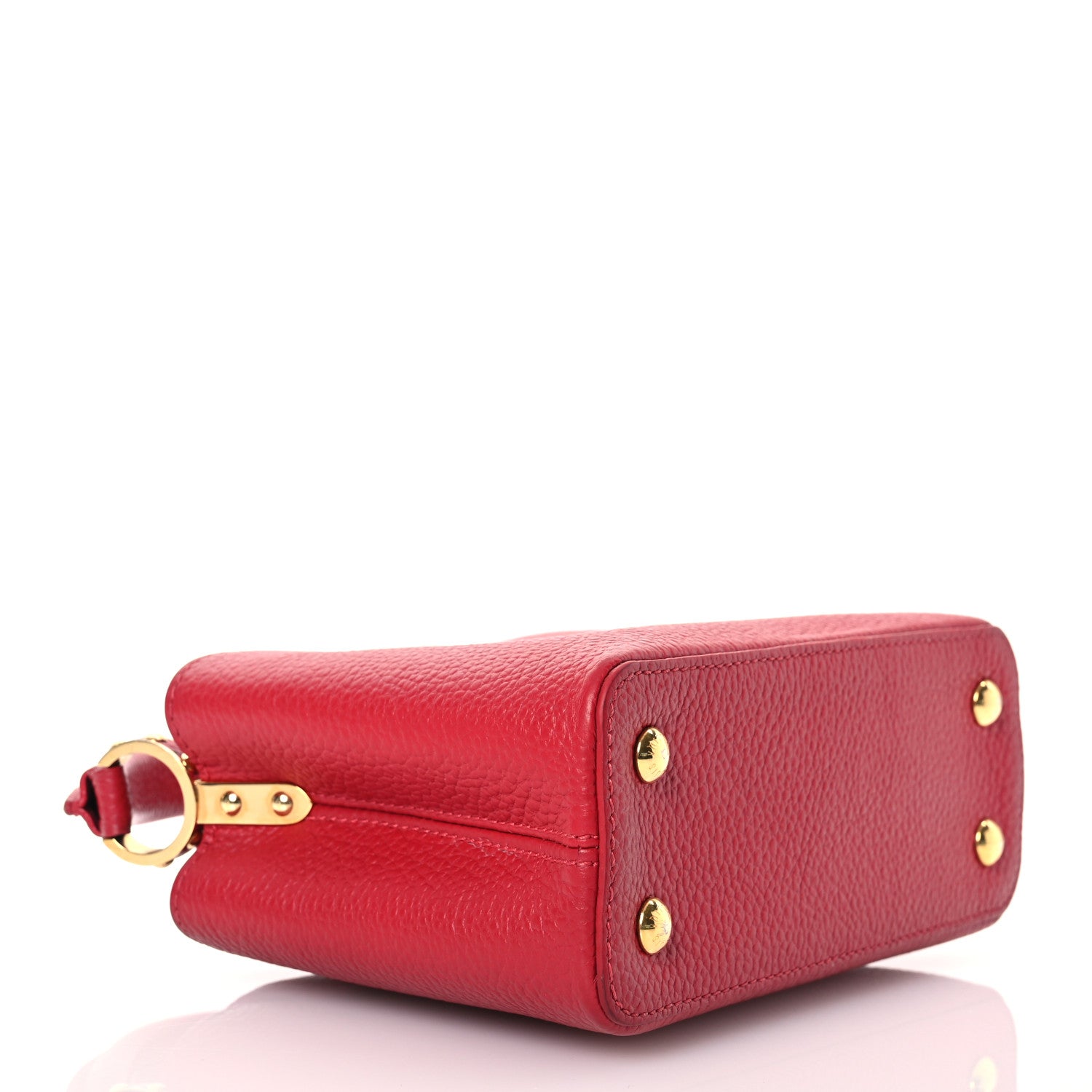 Louis Vuitton Taurillon Mini Capucines Scarlet 4 of 15