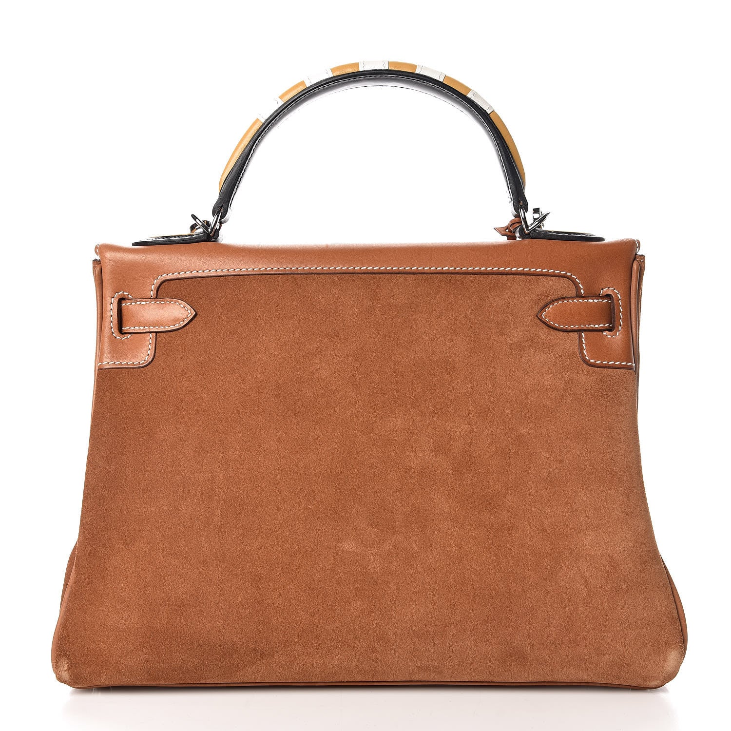 Hermes Barenia Grizzly Au Galop Kelly Retourne 32 Fauve 4 of 41