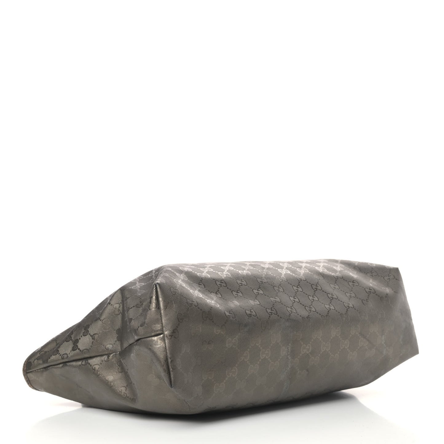 Imprime Monogram Medium Zippered Shopping Tote Pewter