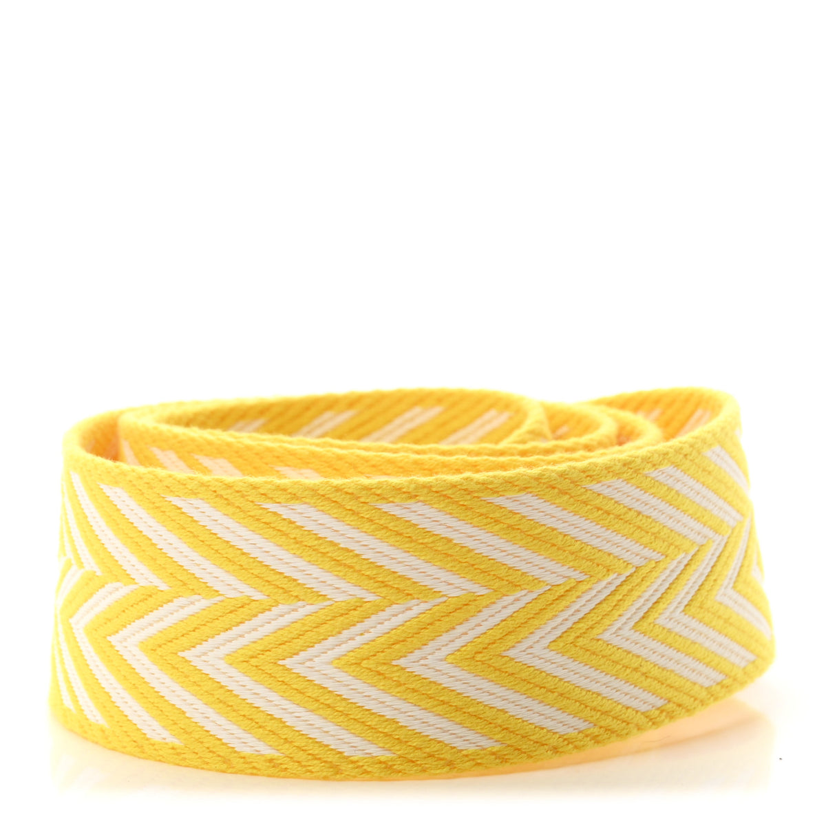 Toile Swift 50mm Sangle ZigZag Shoulder Strap Jaune De Naples White