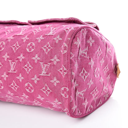 Louis Vuitton Monogram Denim Neo Speedy Fuchsia 6 of 16
