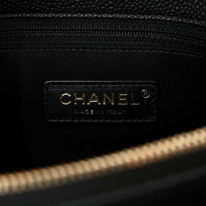 Chanel Grained Calfskin Stitched Flap Black 6 of 11