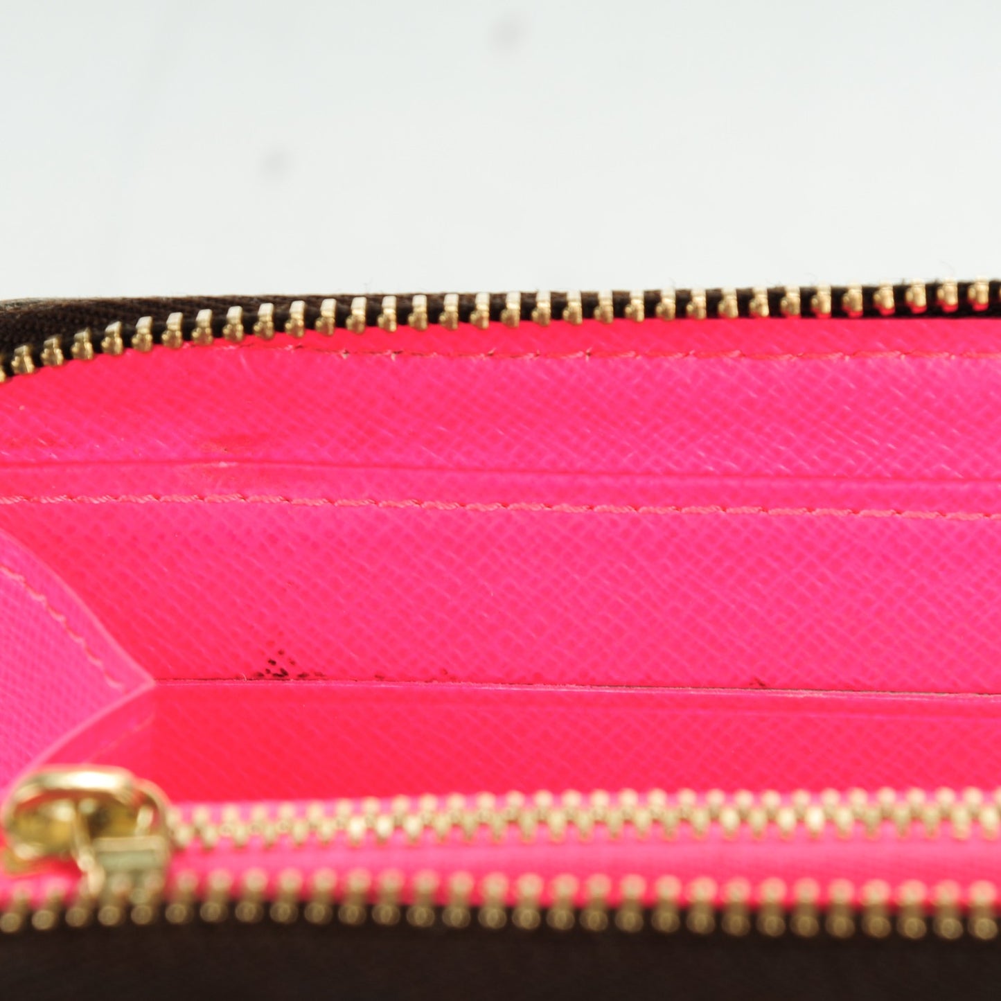 Monogram Graffiti Zippy Wallet Fuchsia