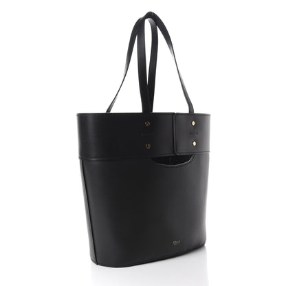 Chloe Smooth Grained Calfskin Medium Aby Tote Black 3 of 9