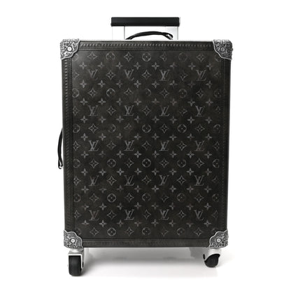 Louis Vuitton Brushed Monogram Rolling Trunk Black 1 of 8