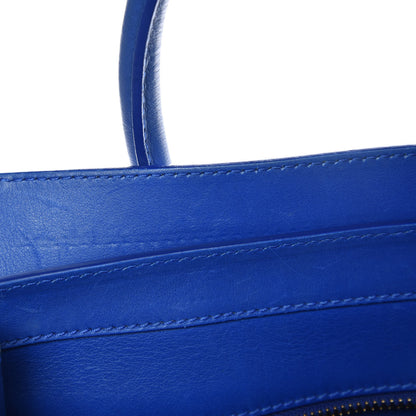 Celine Smooth Calfskin Mini Luggage Royal Blue 9 of 18