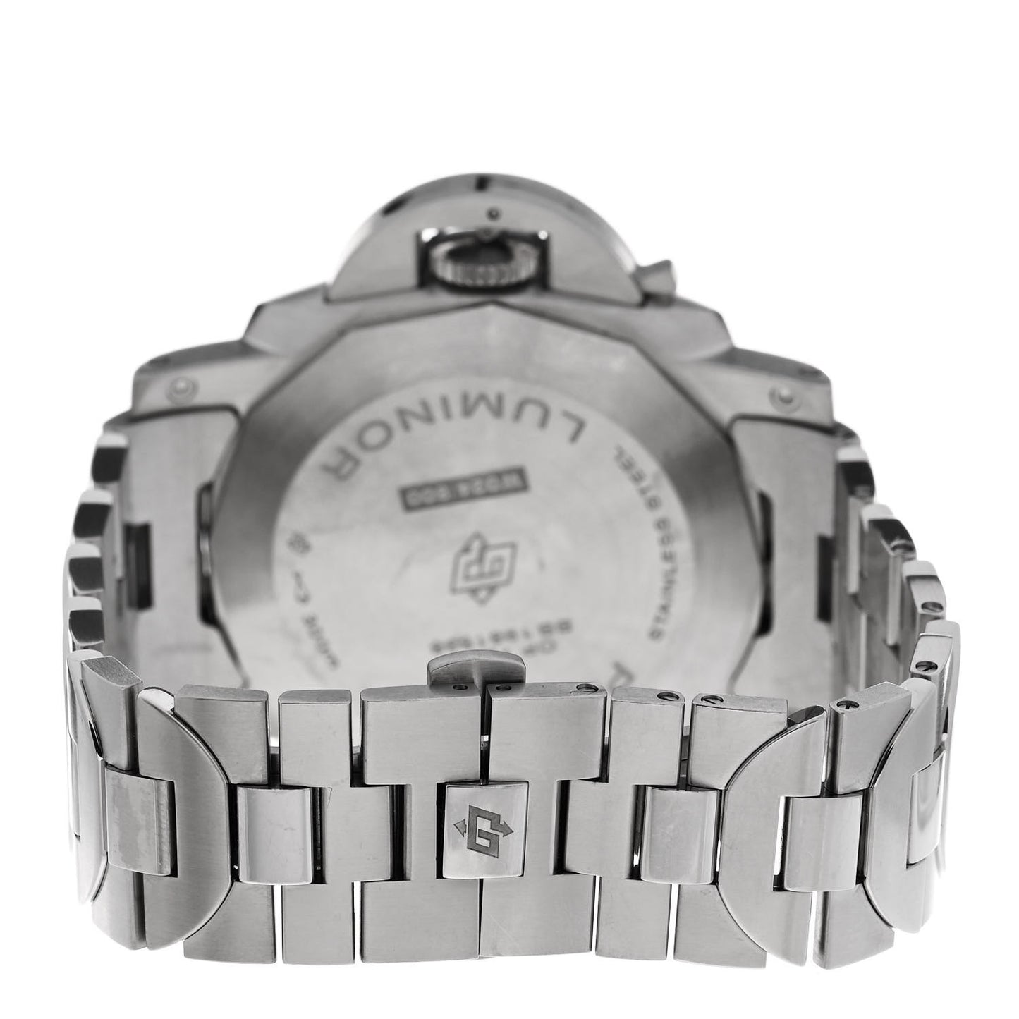 Stainless Steel 44mm Luminor Marina Specchio Blu Automatic Watch Blue PAM01316