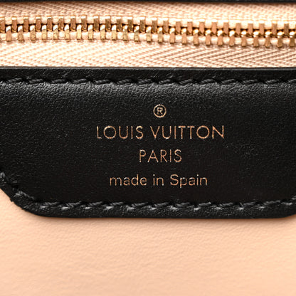 Louis Vuitton Lambskin Malletage Speedy Bandouliere 25 Black 6 of 10