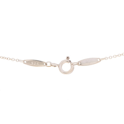 Tiffany Sterling Silver 9mm Elsa Peretti Bean Pendant Necklace 5 of 7