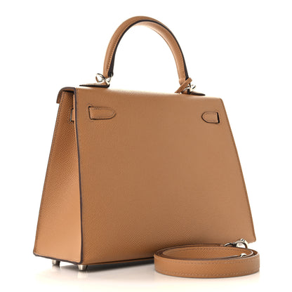 Hermes Epsom Kelly Sellier 25 Biscuit 3 of 13