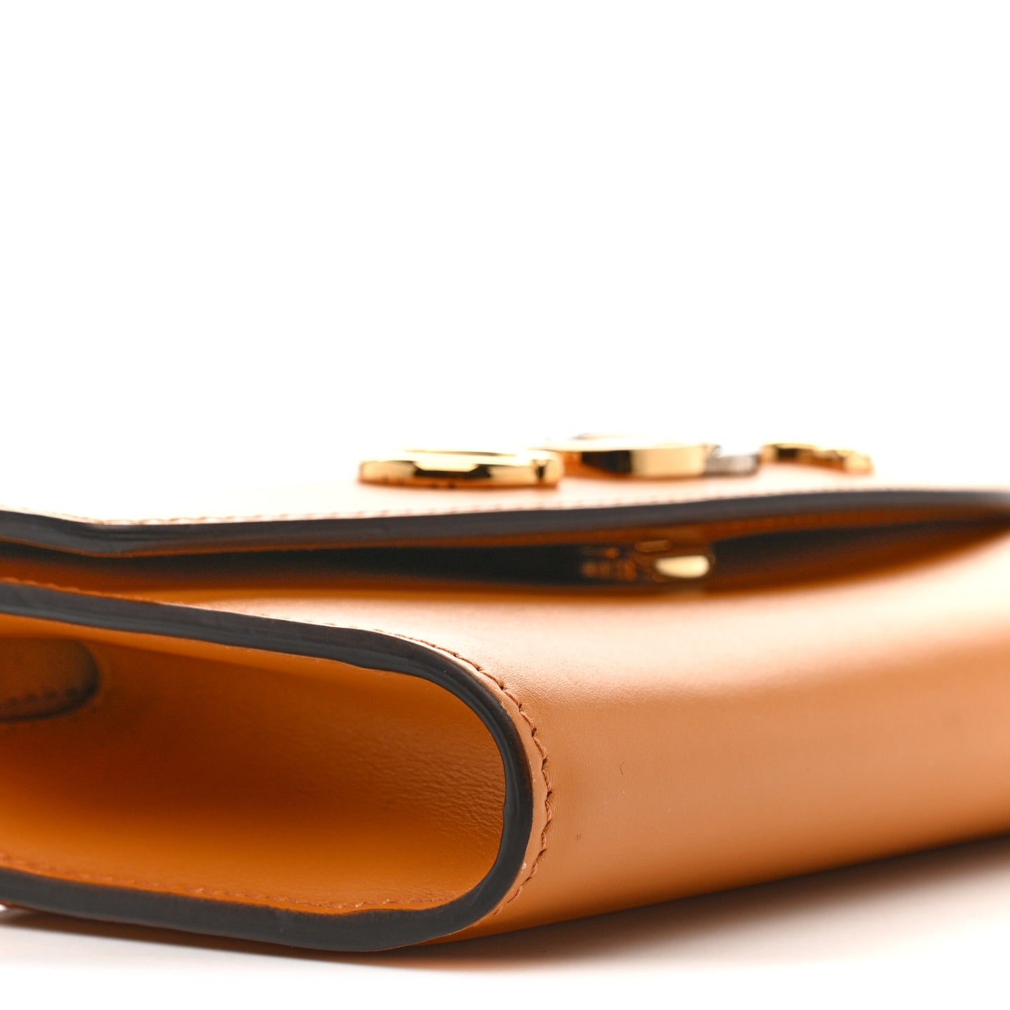 Shibuya Calfskin Mini Zumi Shoulder Bag Sun Oil